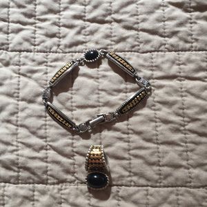 Bracelet and pendant set